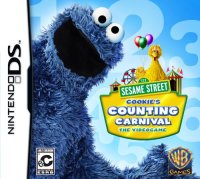 Sesame Street: Cookie's Counting Carnival Nintendo DS  box art
